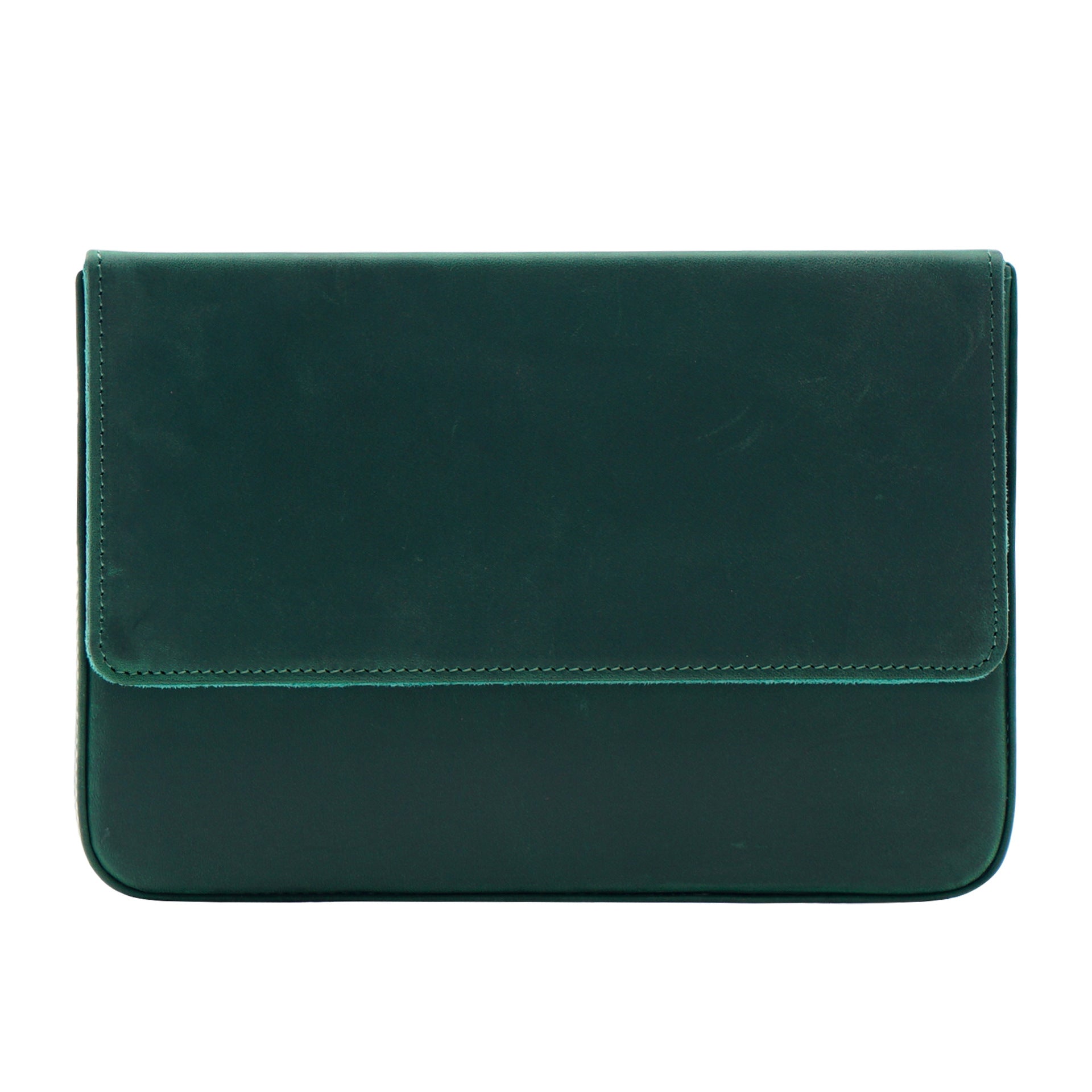 Wholesale 12-pack Handmade Magnetic Drawer-style Crazy Horse Leather Pencil Case